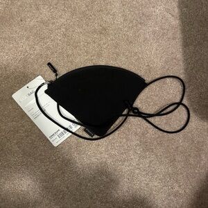 Athleta Black Face mask bag
